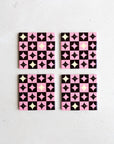 Mika Ceramic Coasters in Blossom Sparkle