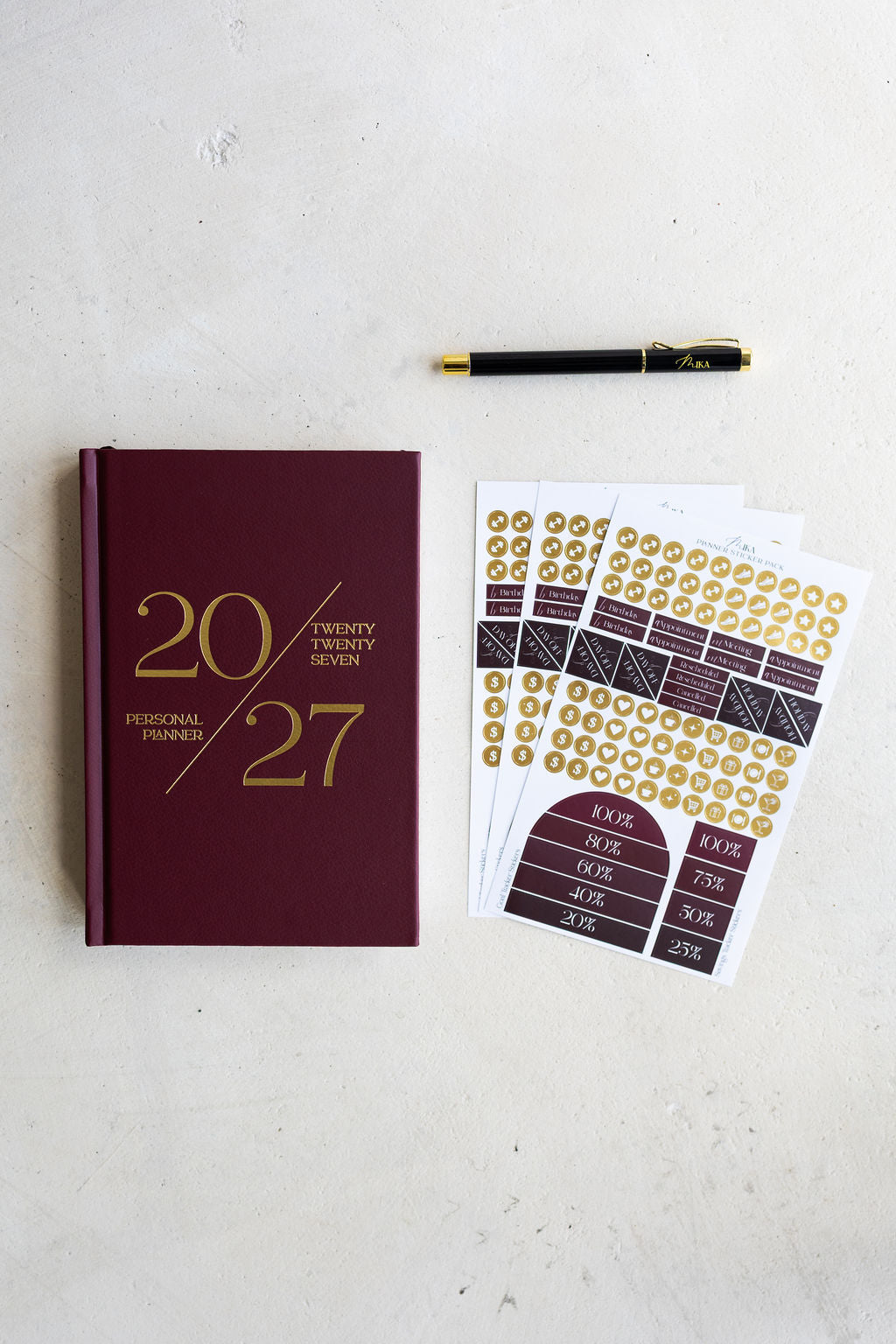 2027 Plan &amp; Shine Set in Truffle, alternate layout